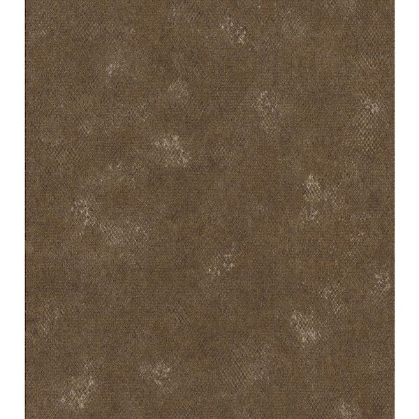 Advantage 57.8 sq. ft. Roderick Copper Faux Snakeskin Strippable Wallpaper Covers