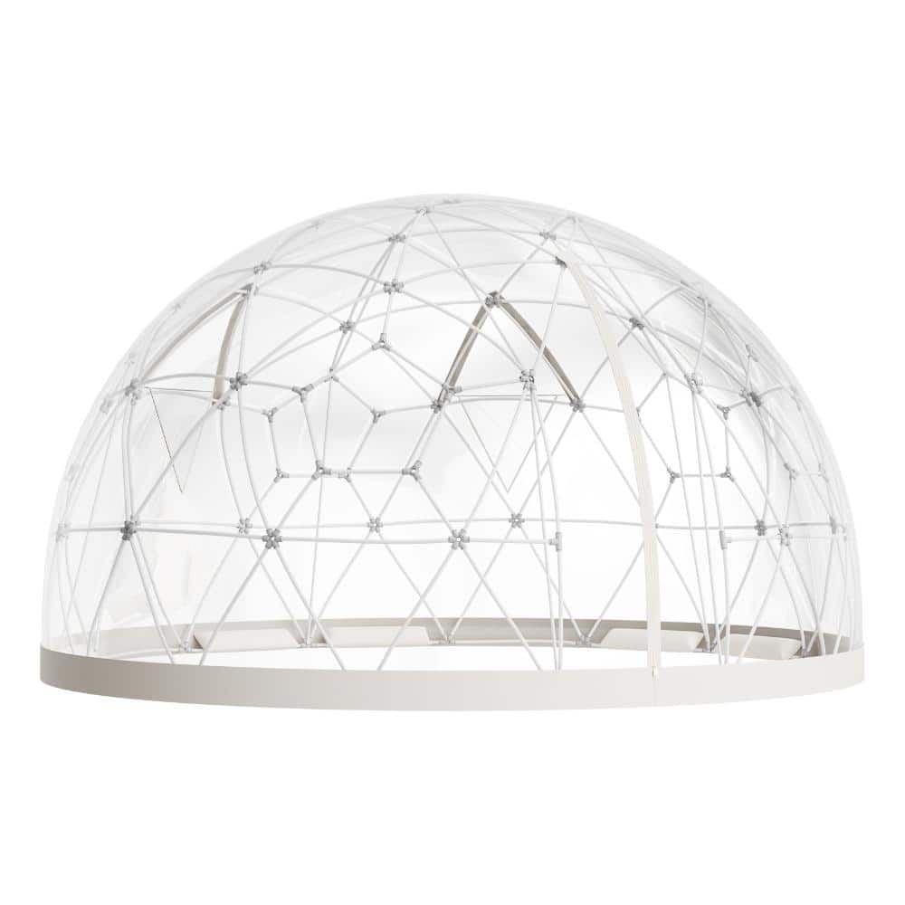 Garden Dome Igloo 15 x 9.5 ft Clear Geodesic Bubble Tent 10-14 Person PVC Greenhouse for Backyard Camping price history on PriceWatchPro