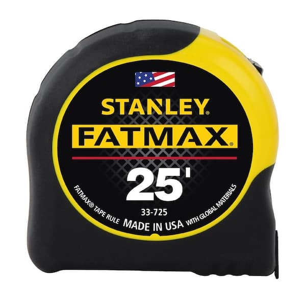 Stanley FATMAX 25 ft. x 1-1/4 in. Tape Measure with Bonus Classic  Retractable Blade Knife 33-725WRBK - The Home Depot