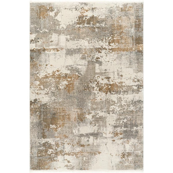 Artistic Weavers Perugia Cream/Gray Abstract 2 ft. x 3 ft. Indoor Area Rug