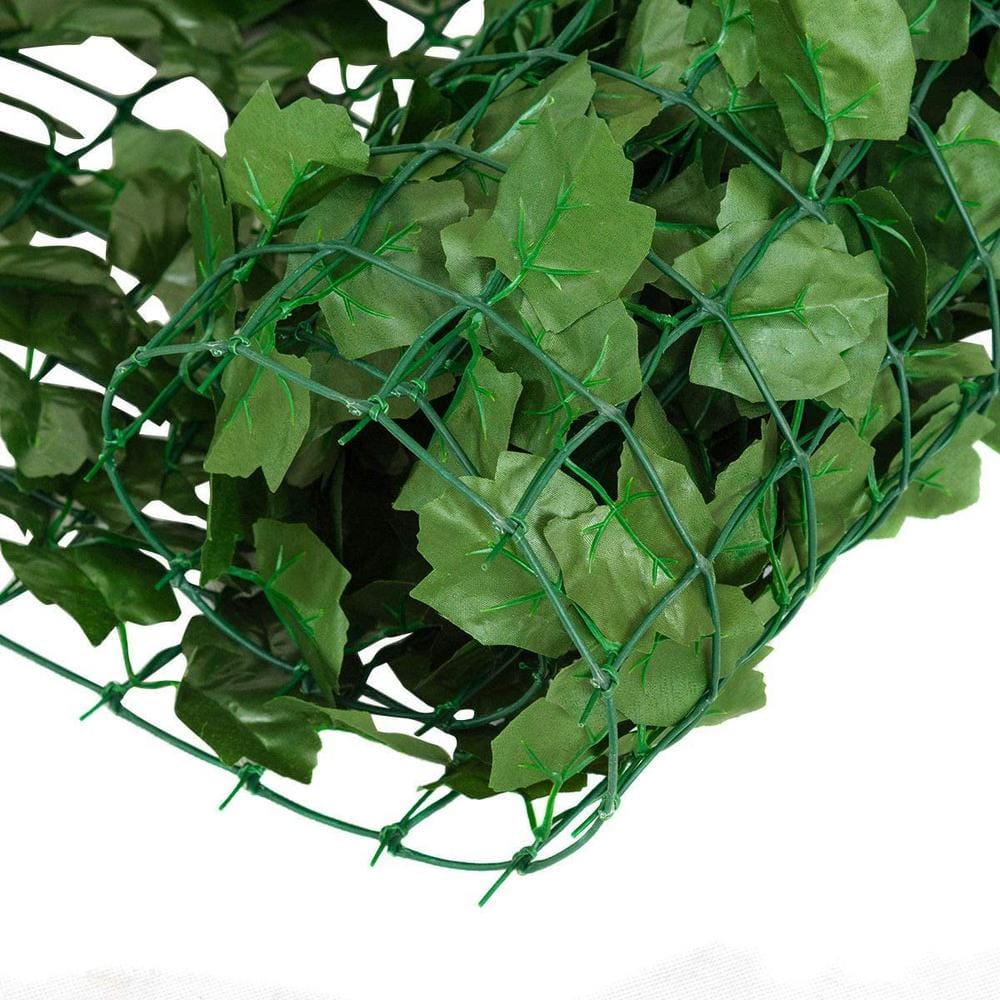 Green 39 x 95 Inch Artificial Ivy Privacy Fence