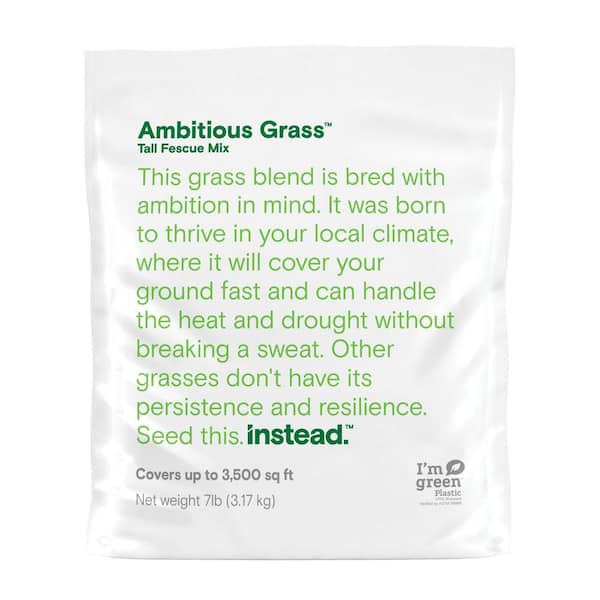 instead Ambitious Grass 7 lbs. Tall Fescue Grass Seed