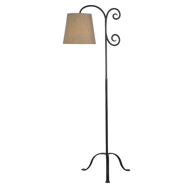 Kenroy Home Morrison 59 in. Bronze Graphite Floor Lamp