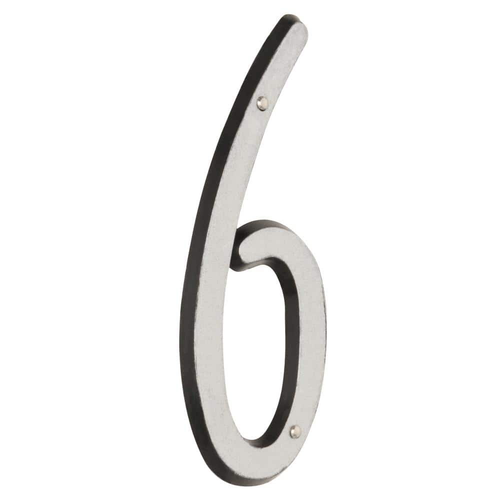 4 in. Plastic Reflective Nail-On House Number 6 price history on PriceWatchPro