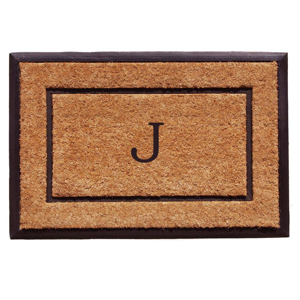 The General 24 in. x 36 in. Monogram J Door Mat price history on PriceWatchPro