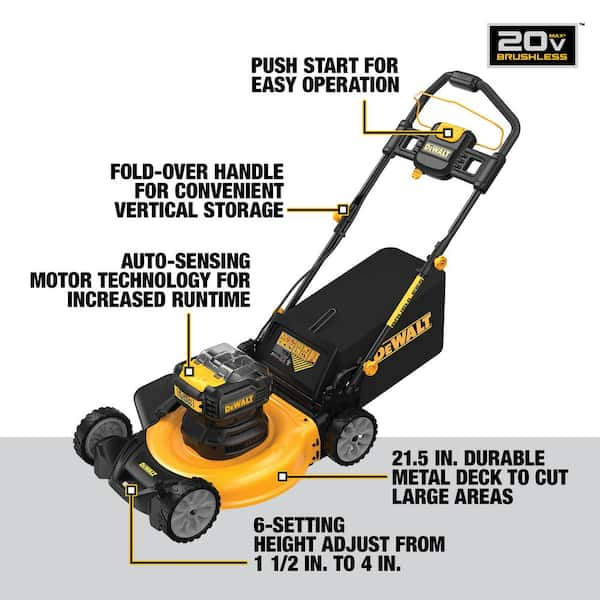 battery charger setting for lawn mower