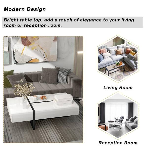  Modern Apartment Couch and Coffee Table Set, Beige Sofa with  Rectangle Glass Waiting Area Table, 2 Piece Living Room Furniture Set :  Home & Kitchen