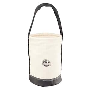 Bon Tool 16 in. Canvas Bucket Tool Bag, White - Yahoo Shopping