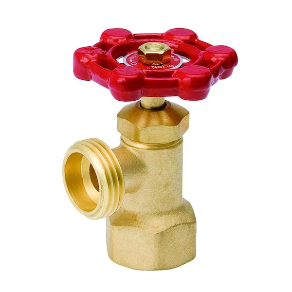 Everbilt 1/2 in. Brass Threaded Female Boiler Drain Valve
