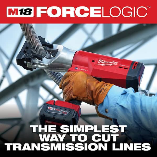 Milwaukee M18 18V Lithium-Ion Cordless FORCE LOGIC 1590 ACSR Cable
