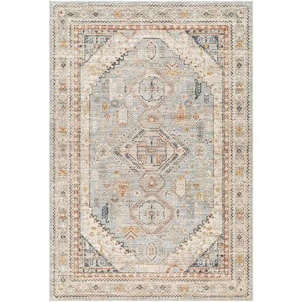 Livabliss Beckham Off Doormat 2 ft. x 3 ft. Medallion Indoor Area Rug