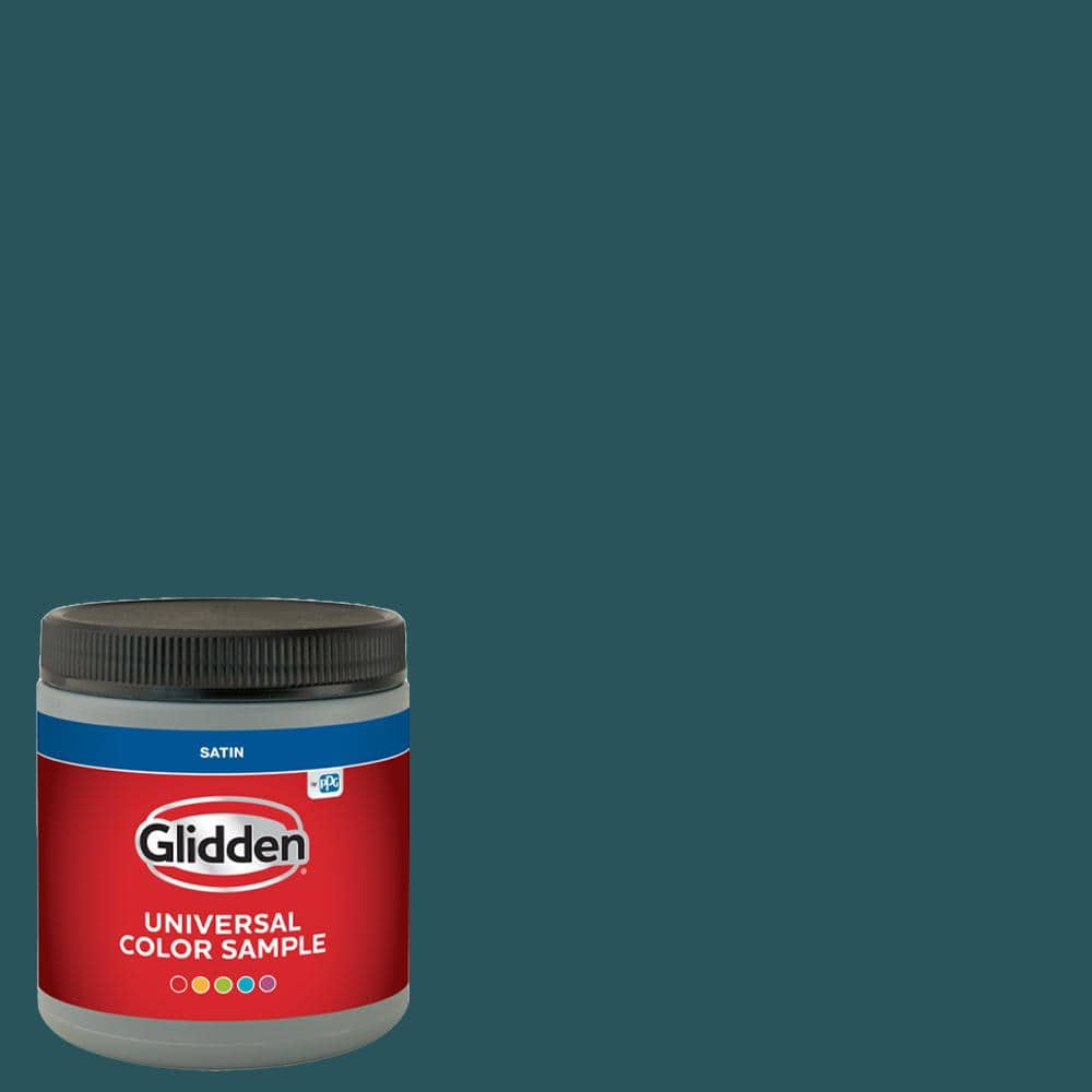 Glidden 8 oz. PPG1148-7 Deep Emerald Satin Interior Paint Sample