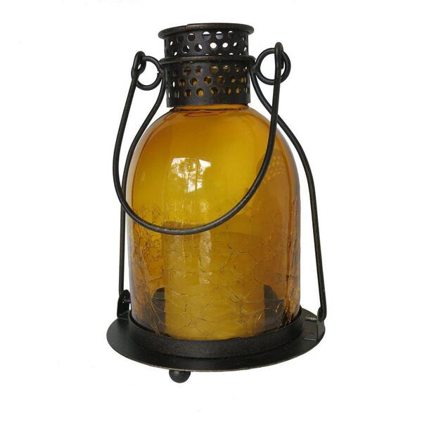 Smart Design Monaco Glass LED Candle Lantern