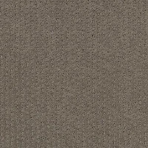 8 in. x 8 in. Pattern Carpet Sample - Sequin Sash -Color River Stone
