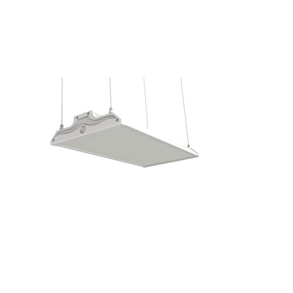 J&H LED 2 ft. 250-Watt Equivalent 15,400 Lumens 110-Watts Integrated LED White High Bay Light 120-277 Volt 5000K (2-Pack)