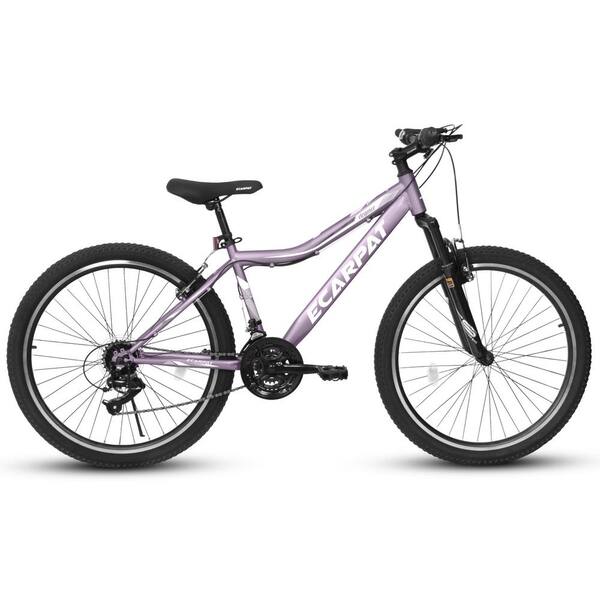 Purple 26 Mountain Bike, Carbon Steel Frame Mountain Bike