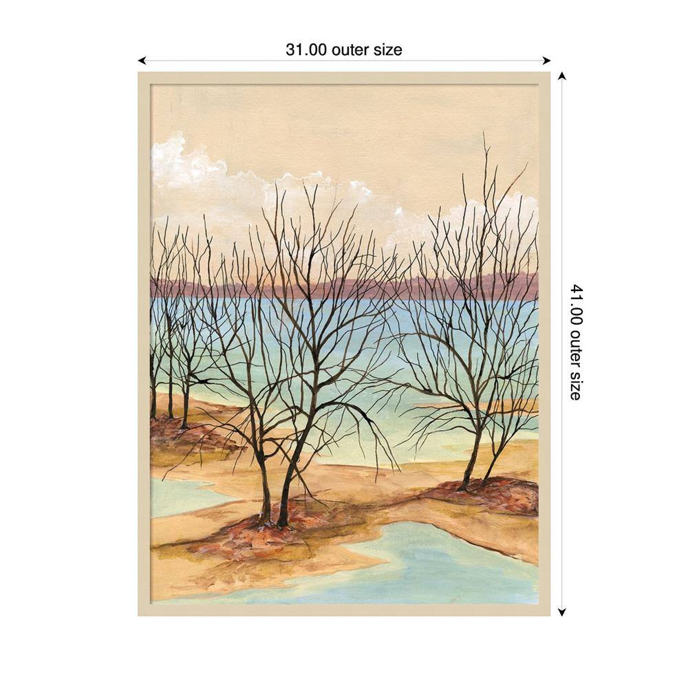 Quiet Cove II Framed Scenic Landscape Graphic Art Print