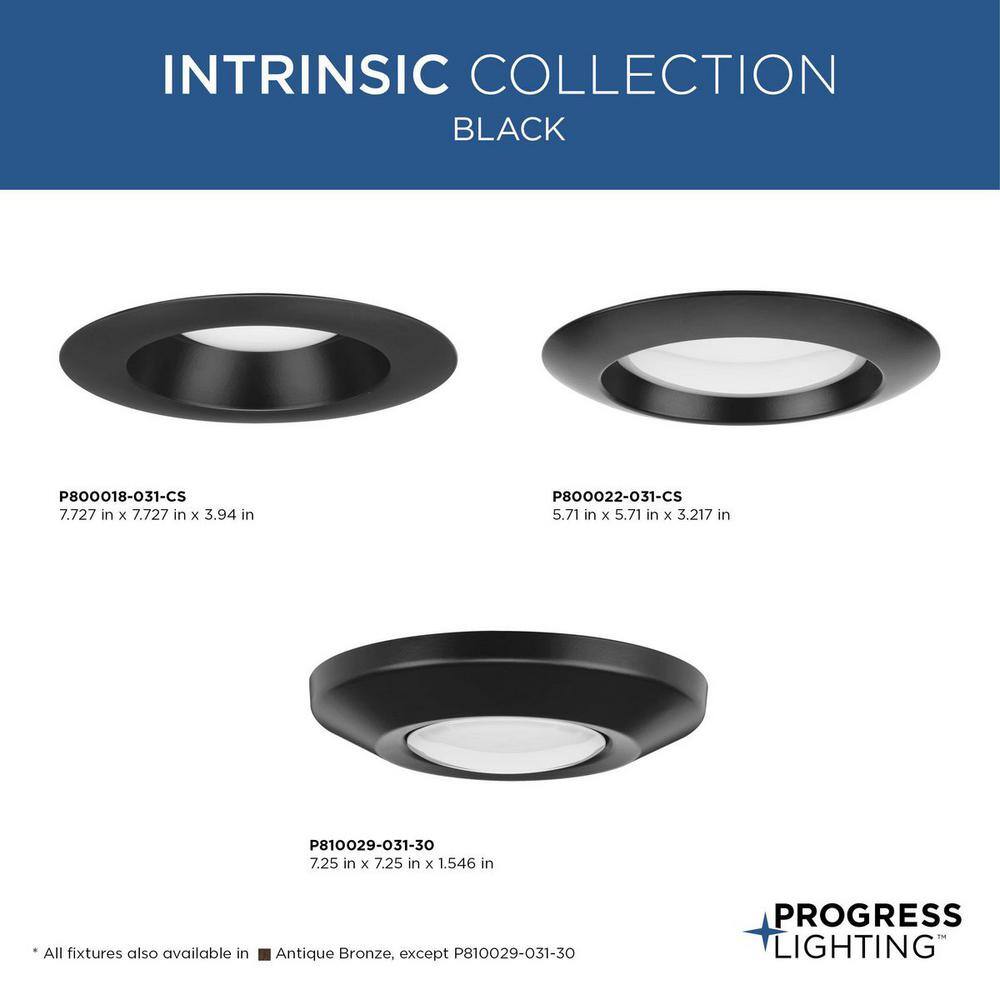 Black Aluminum LED Adjustable Eyeball Downlight for Indoor/Outdoor
