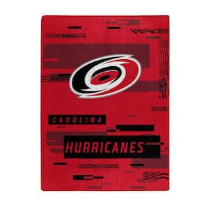 NHL Digitize Hurricanes Raschel Multi-Colored Throw Blanket