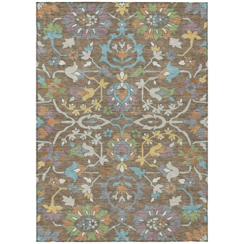 Chantille Machine Washable Indoor/Outdoor Abstract ACN2587 Mocha 8 ft. x 10 ft. Area Rug price history on PriceWatchPro
