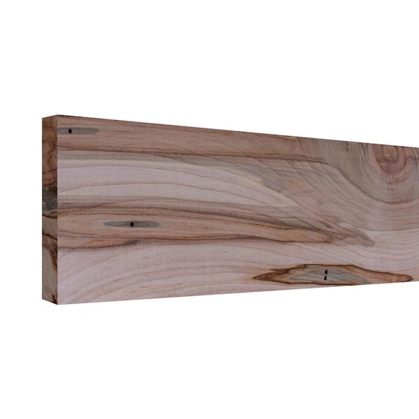 Ornamental Mouldings 3/4 in. D x 3.5 in. W x 4 ft. L Unfinished Rustic Ambrosia Maple Wood Board