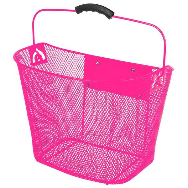 Ventura Quick Release Wire Basket in Pink