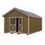 Best Barns North Dakota 12 ft. x 12 ft. Wood Storage Shed Kit ...