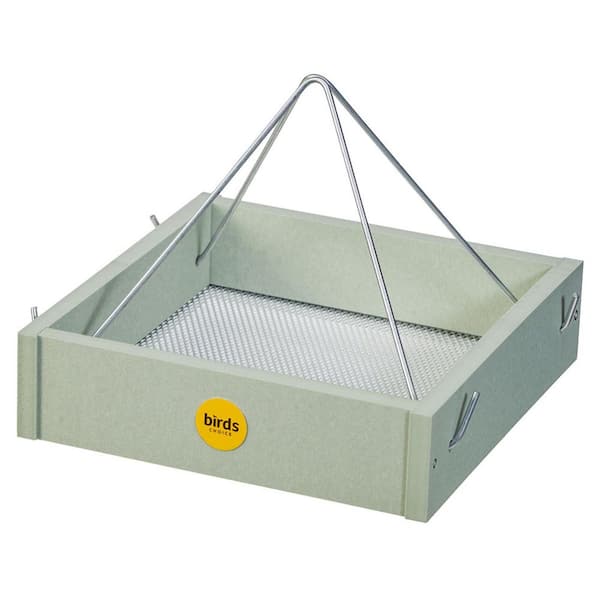 Plastic Hanging Tray Bird Feeder