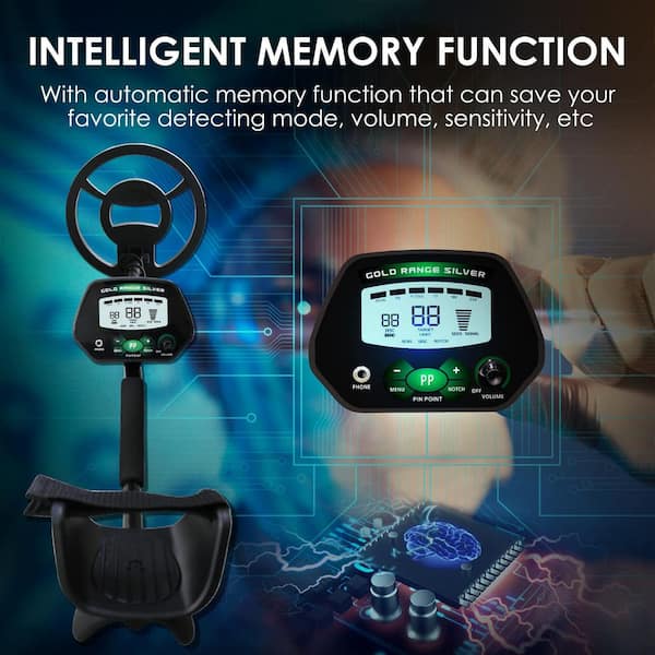 🔥SUNPOW Waterproof Metal Detector Adjustable Sensitivity Pinpoint