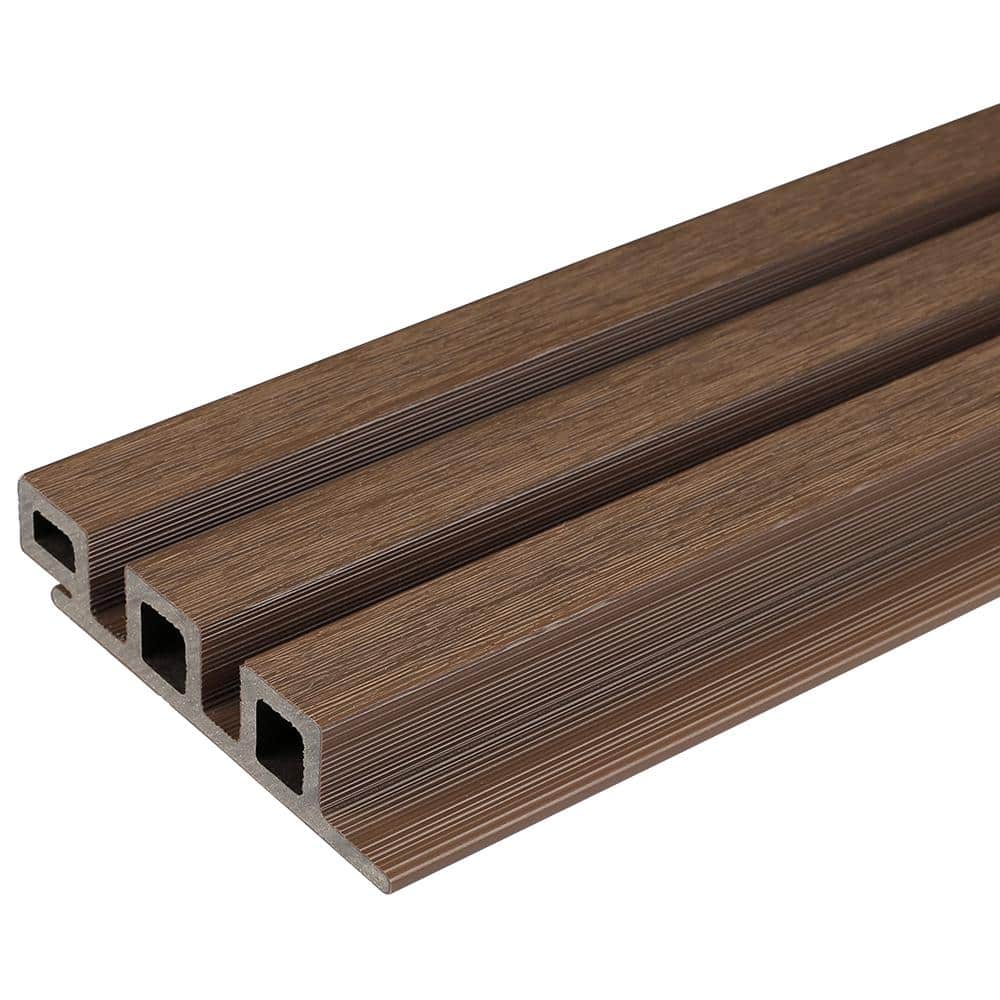 コンティの木 NewTechWood European Siding System 4.8 in. x 192 in. Composite