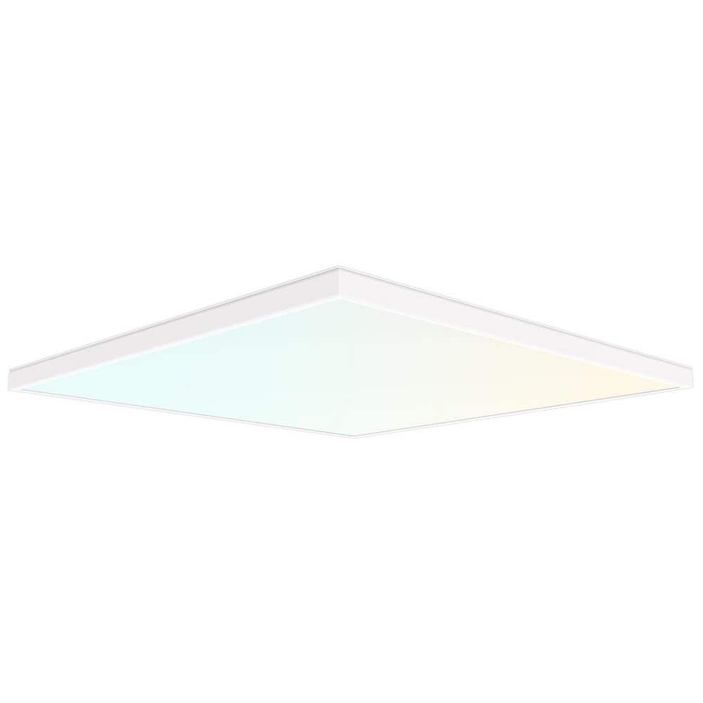 2 x 2 ft. LED Slim Surface Panel Recessed Light 5CCT 2700K-5000K Dimmable 3300/4400/5500LM 30/40/50W Damp Rated price history on PriceWatchPro