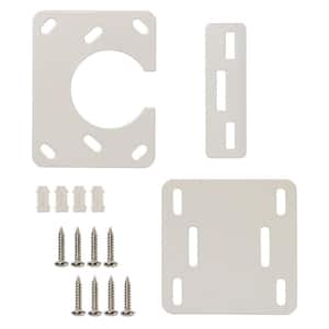 35 mm White European Hinge Cabinet Repair Kit (1-Pack)