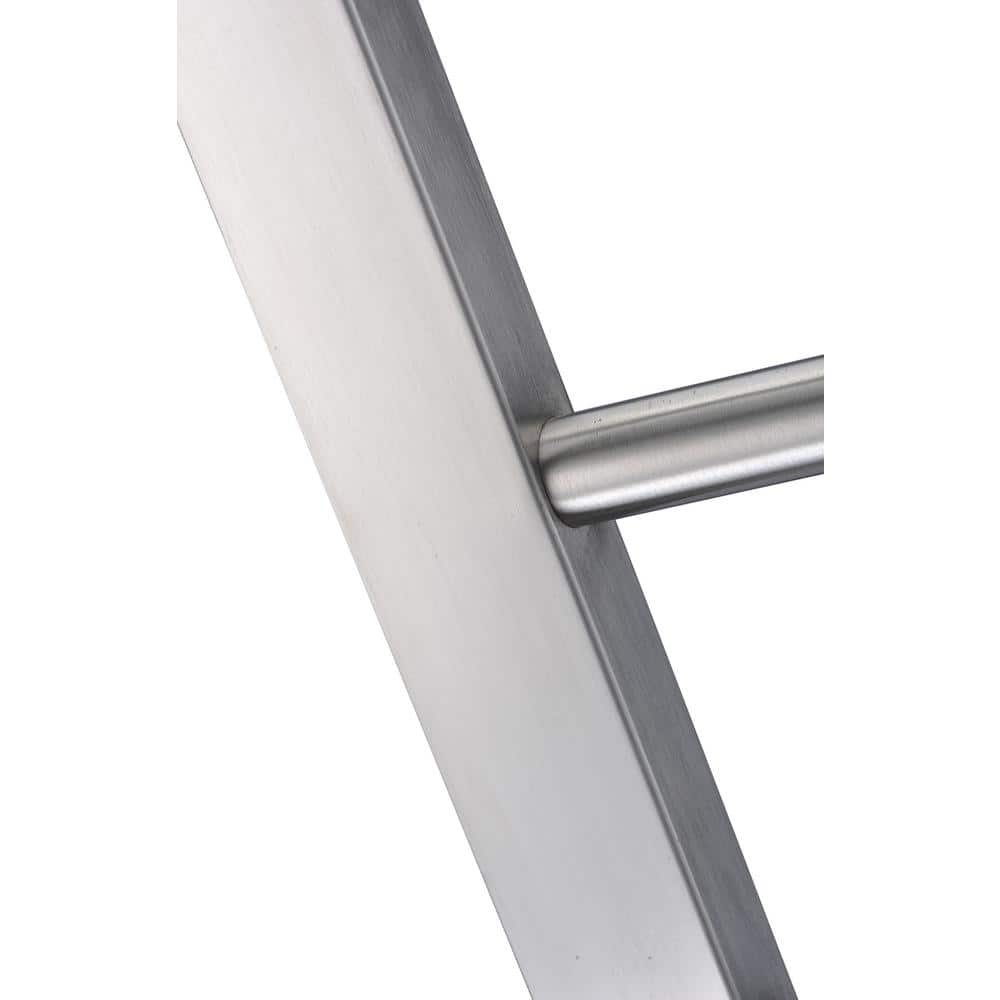 Brushed Nickel 6-Bar Stainless Steel Floor Towel Warmer