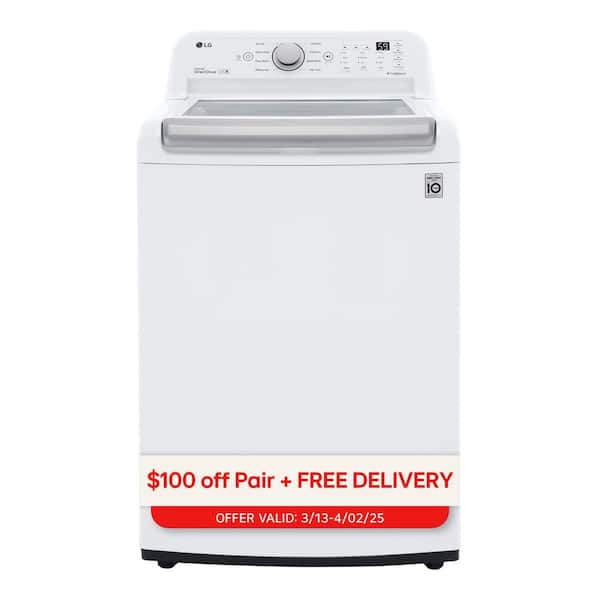 5.0 cu. ft. Top Load Washer in White with Impeller, NeverRust Drum and TurboDrum Technology