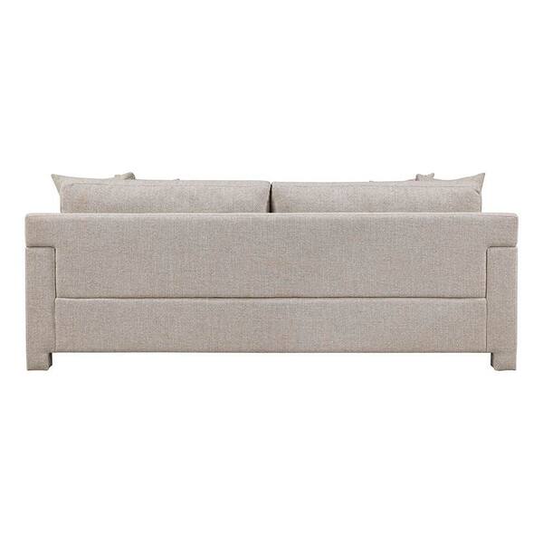 Lazzara Pyhllis 90 Square Arm Chenille Rectangle Living Room Sofa