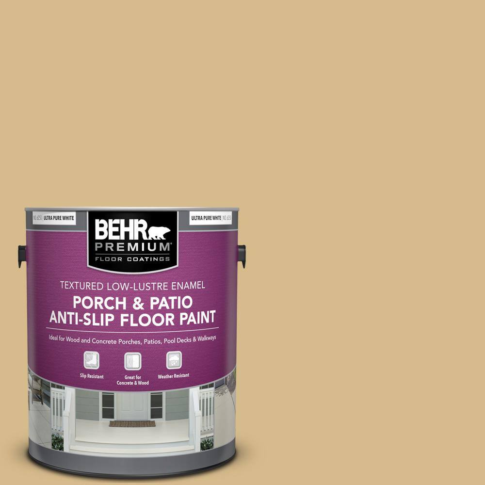 BEHR PREMIUM 1 gal. 350F5 Camel Textured LowLustre Enamel Interior