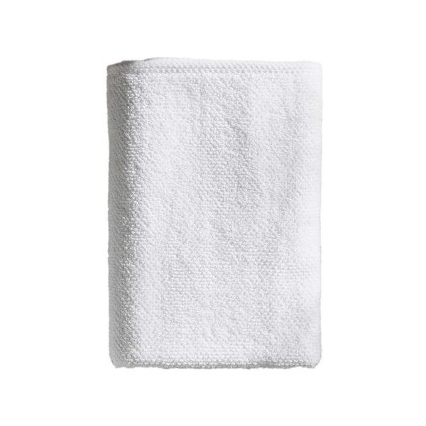 Optic White 100% Cotton Quick Dry Single Bath Towel