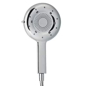 Nebia Corre 4-Spray Patterns with 1.5 GPM 6.5 in. Wall Mount Fixed and Handheld Shower Head in Chrome