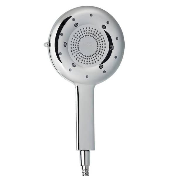 Brondell Nebia Corre 4-Spray Patterns with 1.5 GPM 6.5 in. Wall Mount Fixed and Handheld Shower Head in Chrome