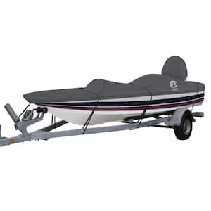StormPro 15 ft. 6 in. to 16 ft. 6 in. L x 82 in. W Beam Outboard Ski-Boat Cover with Support Pole Fits (Model C3)