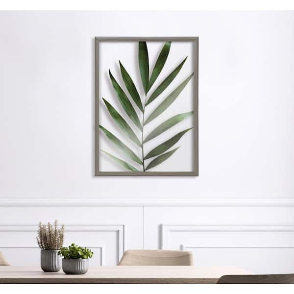 Blake Botanical 5F by Amy Peterson Art Studio Gray Framed Printed Glass Art Print 18 in. x 24 in.