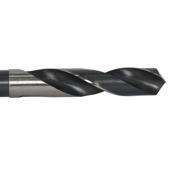 Drill America 45/64 in. High Speed Steel Twist Black and