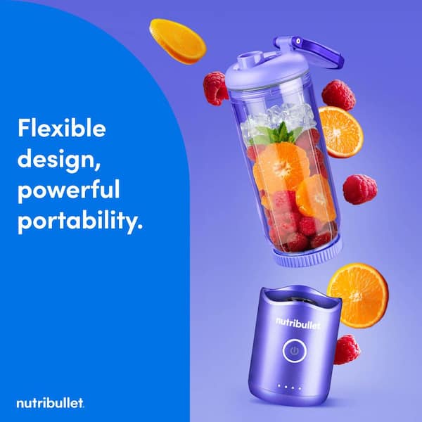 nutribullet Flex 22 oz. Single speed Portable Blender, Violet