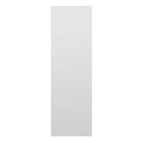 Unbranded Bedford Shaker 0.75 in. W x 96 in. H x 30 in. D Refrigerator End Panel Assembled Pantry in Painted White