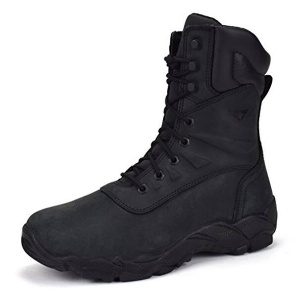 CONDOR Men's Black Nubuck Size 9.5 E US 8 in. Steel Toe Work Boot