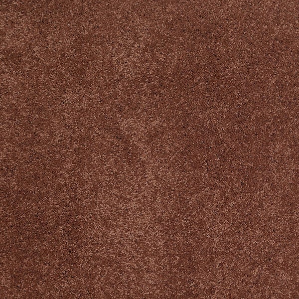 Coral Reef II - New Brick - Orange 93.6 oz. Nylon Texture Installed Carpet
