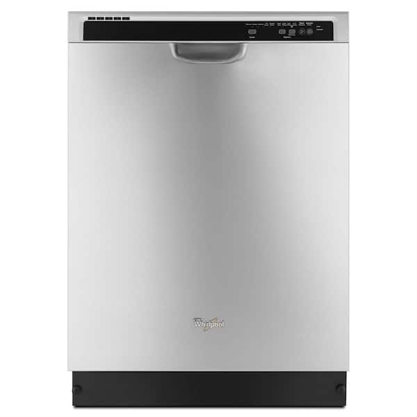 Whirlpool Front Control Dishwasher in Monochromatic Stainless Steel
