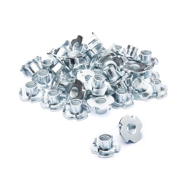POWERTEC 5/16 in.-18 x 7/16 in. Pronged Tee Nut (50-Pack)