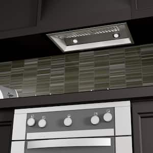 28 in. 400 CFM Ducted Range Hood Insert in Stainless Steel