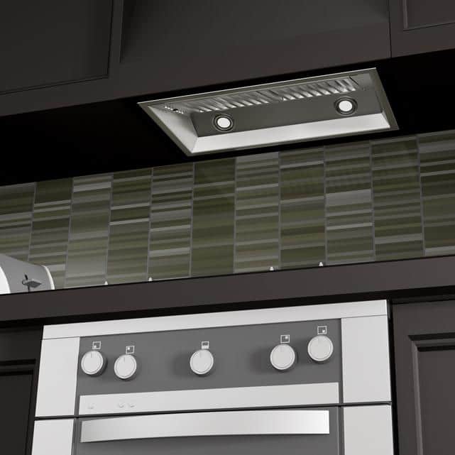 28-Inch Stainless Steel Ducted Range Hood Insert